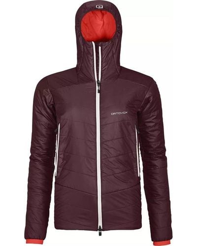 Ortovox Winterjacke Westalpen Swisswool Jacket Women - Rot