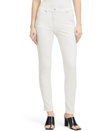 Betty Barclay Regular-fit-Jeans mit Steppungen - Weiß