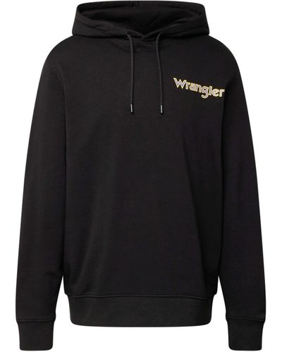Wrangler Sweatshirt (1-tlg) - Schwarz