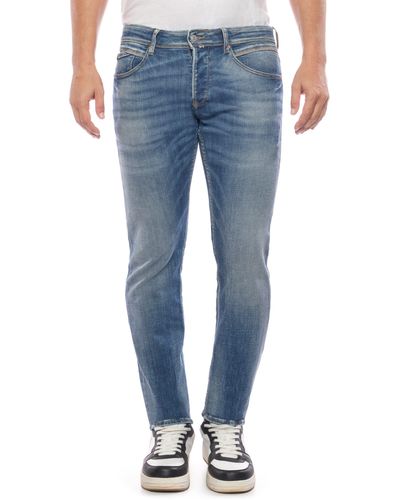 Le Temps Des Cerises Slim-fit-Jeans JEAN HOMME GARDE mit modischer Waschung - Blau