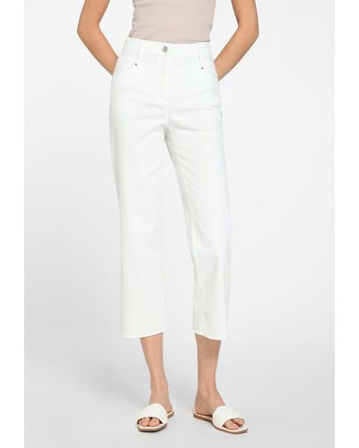 Peter Hahn Slim-fit-Jeans Cotton - Weiß