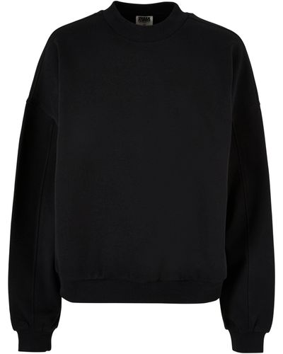 Urban Classics Sweater Ladies Oversized Organic Crewneck - Schwarz