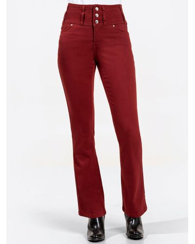 Witt Weiden Bequeme Jeans - Rot