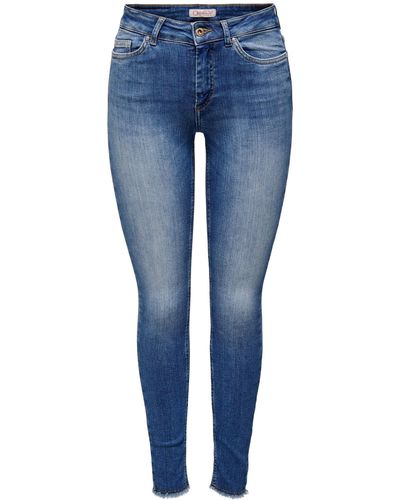 ONLY Ankle-Jeans Blush REA1319 (1-tlg) - Blau