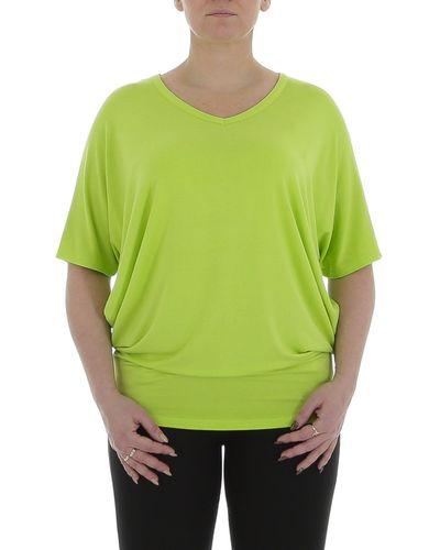 Ital-Design Freizeit (85915844) T-Shirt in Neongrün