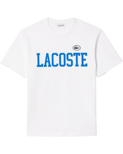Lacoste T-Shirt (1-tlg) - Weiß