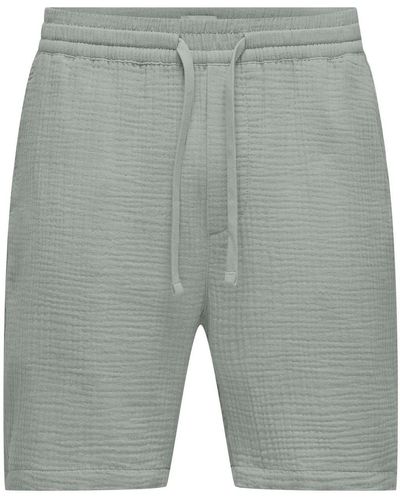 Only & Sons Shorts - Grau