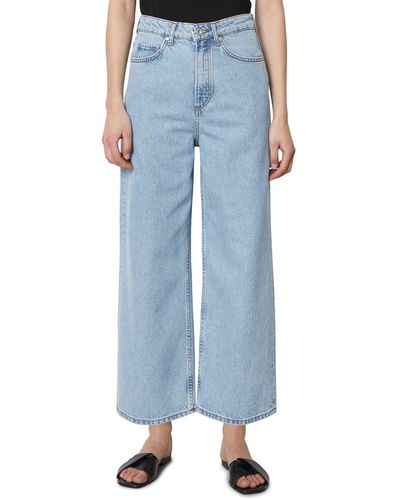 Marc O' Polo Weite Jeans im Culotte-Stil - Blau