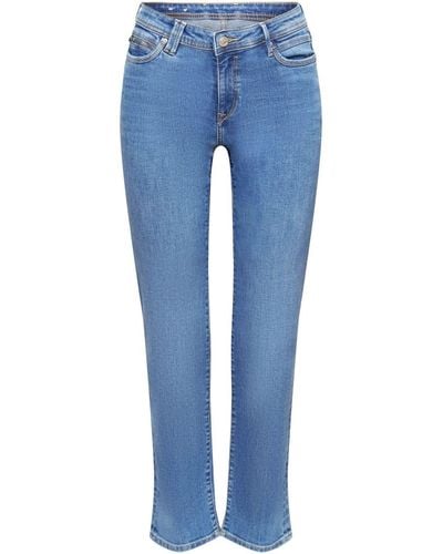 Edc By Esprit Bootcut- Straight Leg Jeans - Blau