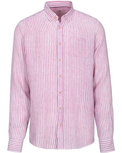 COMMANDER Blusenshirt Hemd /1 Arm,Button-down - Pink