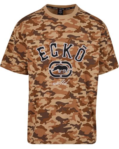 Ecko' Unltd . T-Shirt Tshirt BBall (1-tlg) - Braun