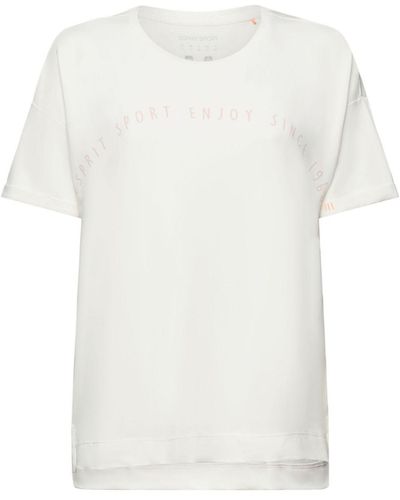 Esprit Sports Active T-Shirt mit Print (1-tlg) - Weiß