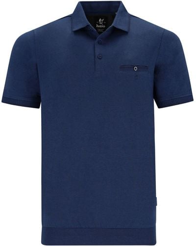 Hajo Poloshirt Polo Shirt (1-tlg) Stay Fresh - Blau
