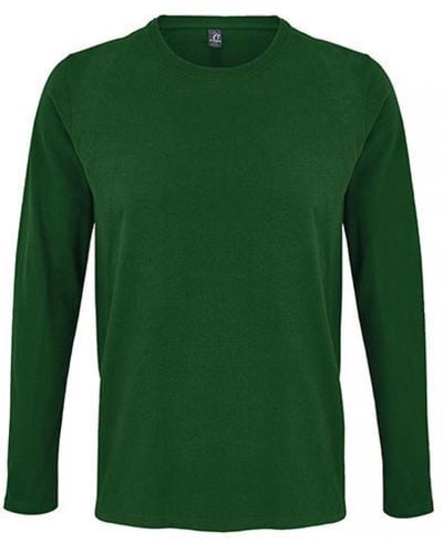 Sol's Langarmshirt Long-Sleeve T-Shirt Imperial - Grün