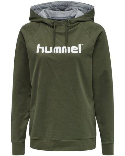 Hummel Sweatshirt Go Cotton Logo Hoodie Woman - Grün