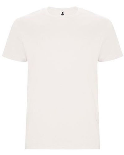 Roly Rundhalsshirt Stafford T-Shirt - Weiß