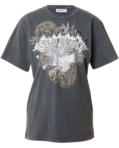 Moves T-Shirt Bermot (1-tlg) Plain/ohne Details - Grau