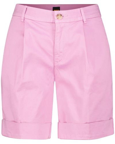BOSS Culotte Shorts C_TAGGIE1-D (1-tlg) - Pink