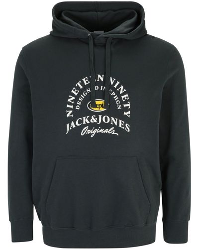 Jack & Jones Sweatshirt HAYS (1-tlg) - Schwarz