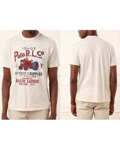 Ralph Lauren POLO VINTAGE LOGO TEE T- Shirt Classic Fit Cotton To - Schwarz