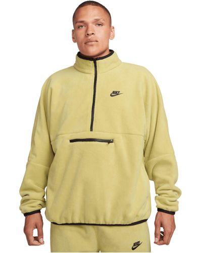 Nike Lifestyle - Textilien - Sweatshirts Club Fleece Polar Fleece Sweatshirt - Gelb