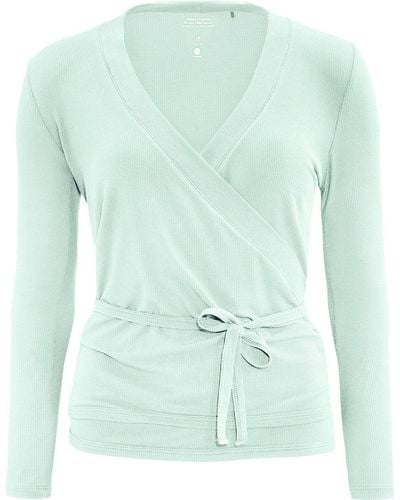 Schneiders MARIAHW-LONGSLEEVE Yoga-Langarmshirt mint - Grün