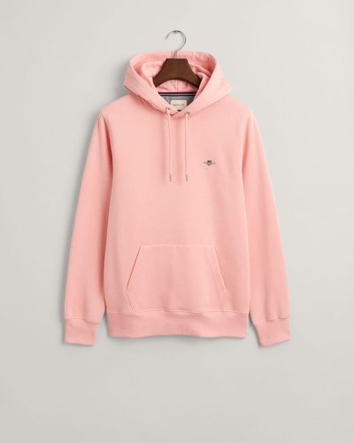 GANT Kapuzensweatshirt Shield Hoodie - Pink