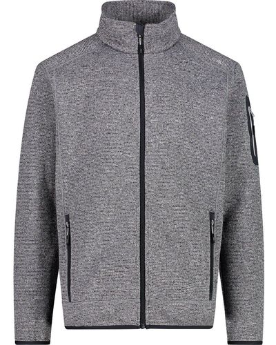 Campagnolo Cardigan Strickjacke Fix Hood Knitted (1-tlg) - Grau