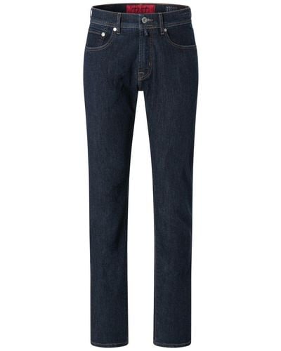 Pierre Cardin 5-Pocket-Jeans LYON dark blue rinsed denim 30915 7701.02 - Blau