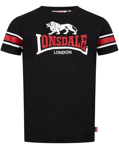 Lonsdale London T-Shirt HEMPRIGGS - Schwarz