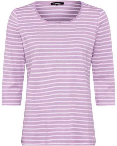 Olsen T-Shirt Long Sleeves - Lila