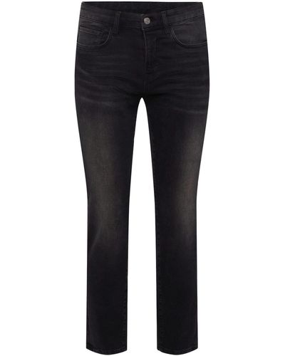 Esprit Slim-fit- Schmale Stretch-Jeans mit mittlerer Bundhöhe - Schwarz
