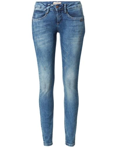 Details (1-tlg) Slim-fit-Jeans Grau Freeman in Lyst Porter T. Plain/ohne Alexa | DE