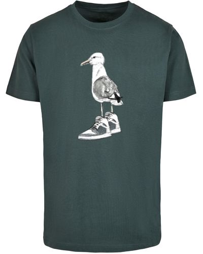 Mister Tee T-Shirt Seagull Sneakers Tee (1-tlg) - Grün