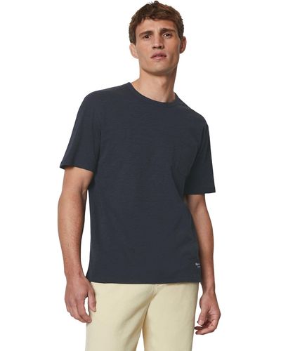 Marc O' Polo T-Shirt mit aufgesetzter Brusttasche - Schwarz
