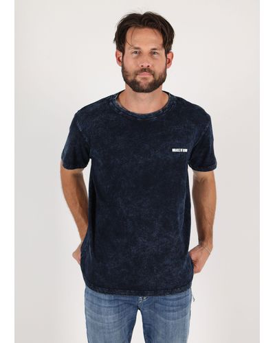 Miracle of Denim T-Shirt mit Rundhalsausschnitt - Blau