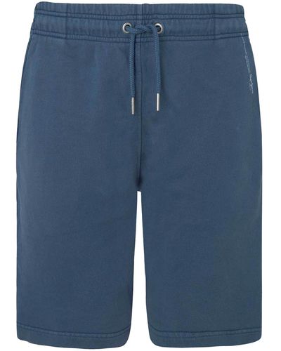 Pepe Jeans Jersey-Shorts - Blau