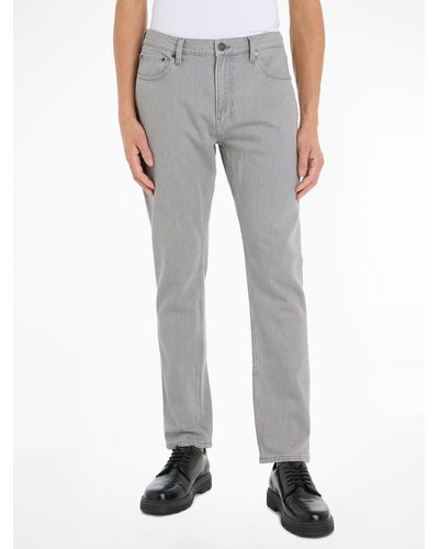 Calvin Klein Regular-fit-Jeans TAPERED LIGHT GREY - Grau
