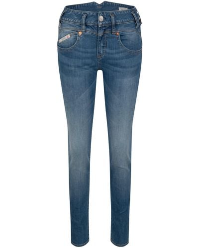 Herrlicher Stretch-Jeans PEARL Slim Organic Denim blue sea 5692-OD100-879 - Blau