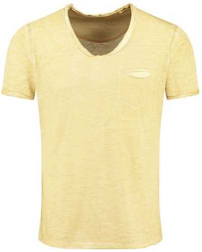 Key Largo T-Shirt MT SODA NEW v-neck - Gelb