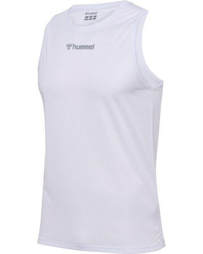 Hummel T-Shirt Hmlrun Singlet S/L - Weiß