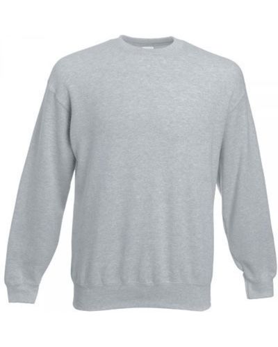 Fruit Of The Loom Classic Set-in Sweatshirt, Pullover - Grau