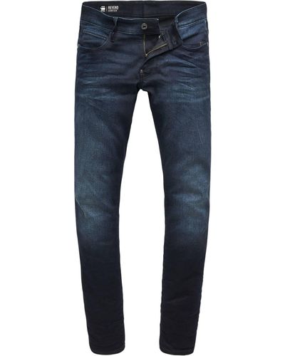 G-Star RAW Jeans REVEND Skinny Fit - Blau