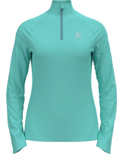 Odlo Rollkragenpullover Mid layer 1/2 zip ESSENTIAL CE - Blau