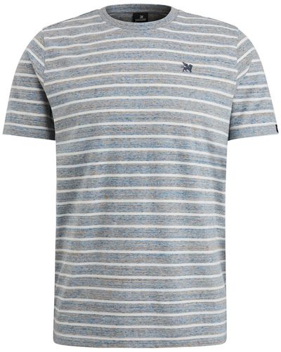 Vanguard T-Shirt Short sleeve r-neck melange jersey - Grau