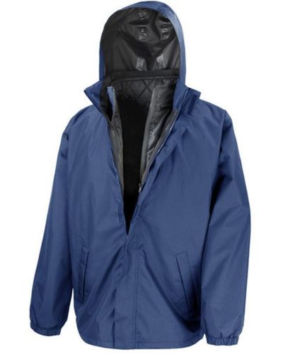Result Headwear Outdoorjacke 3-in-1 Jacket with Quilted Bodywarmer - Blau