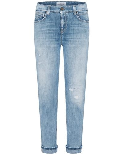Cambio Regular-fit-Jeans Kerry, vintage destroy used - Blau