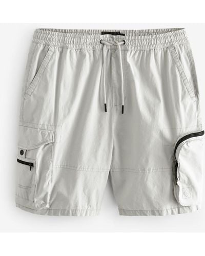Next Cargoshorts Cargo-Shorts mit verschiedenen Taschen (1-tlg) - Weiß