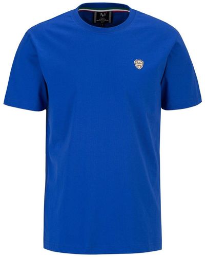 19V69 Italia by Versace T-Shirt RAFAEL BAS - Blau