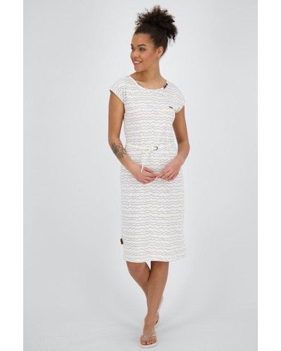 Alife & Kickin Sommerkleid Melliak Dress - Weiß